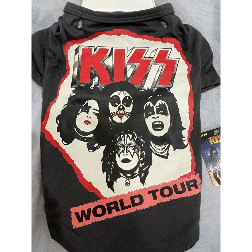 NEW World Tour - KISS - Pet Dog Animal T-Shirt Costume - Size XS